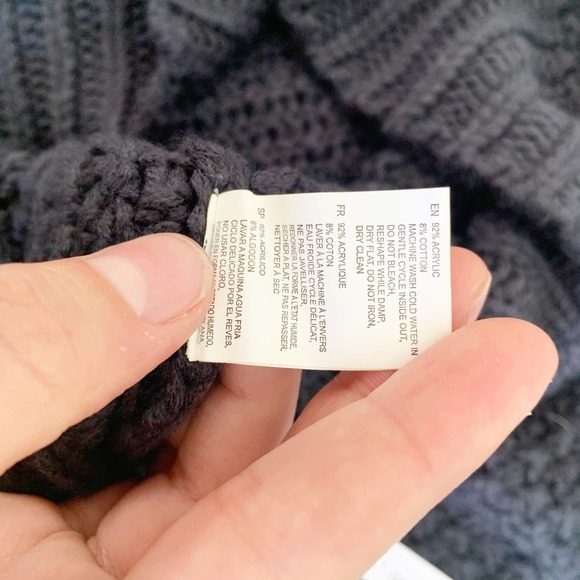 Cloth By Design Novelty Stitch Crew Neck Sweater L - Picture 9 of 9